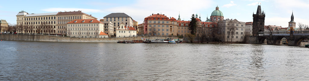 Czech Republic - Prague - Buildings by Charles Bridge